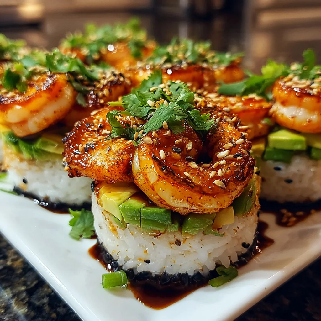 SPICY SHRIMP SUSHI STACKS: A Flavor Explosion Awaits!