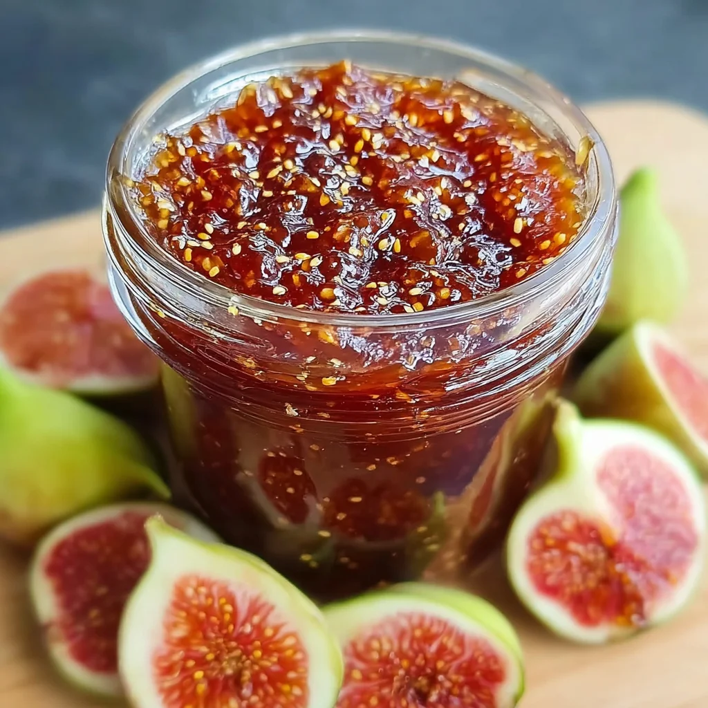 Fresh Fig Jam with Lemon Zest: A Simple Recipe Delight!