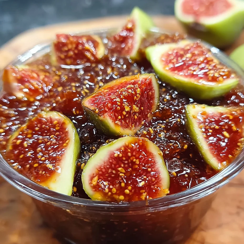 Fresh Fig Jam with Lemon Zest: A Simple Recipe Delight!