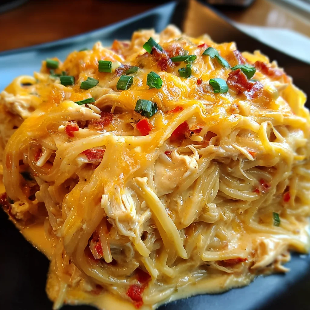 Spicy Southern Cheesy Chicken Spaghetti Casserole: A Must-Try!