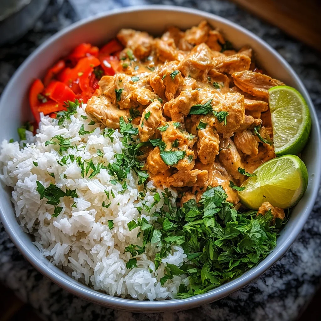 Flavorful and Healthy Coconut Chicken Rice Bowl Recipe Awaits!