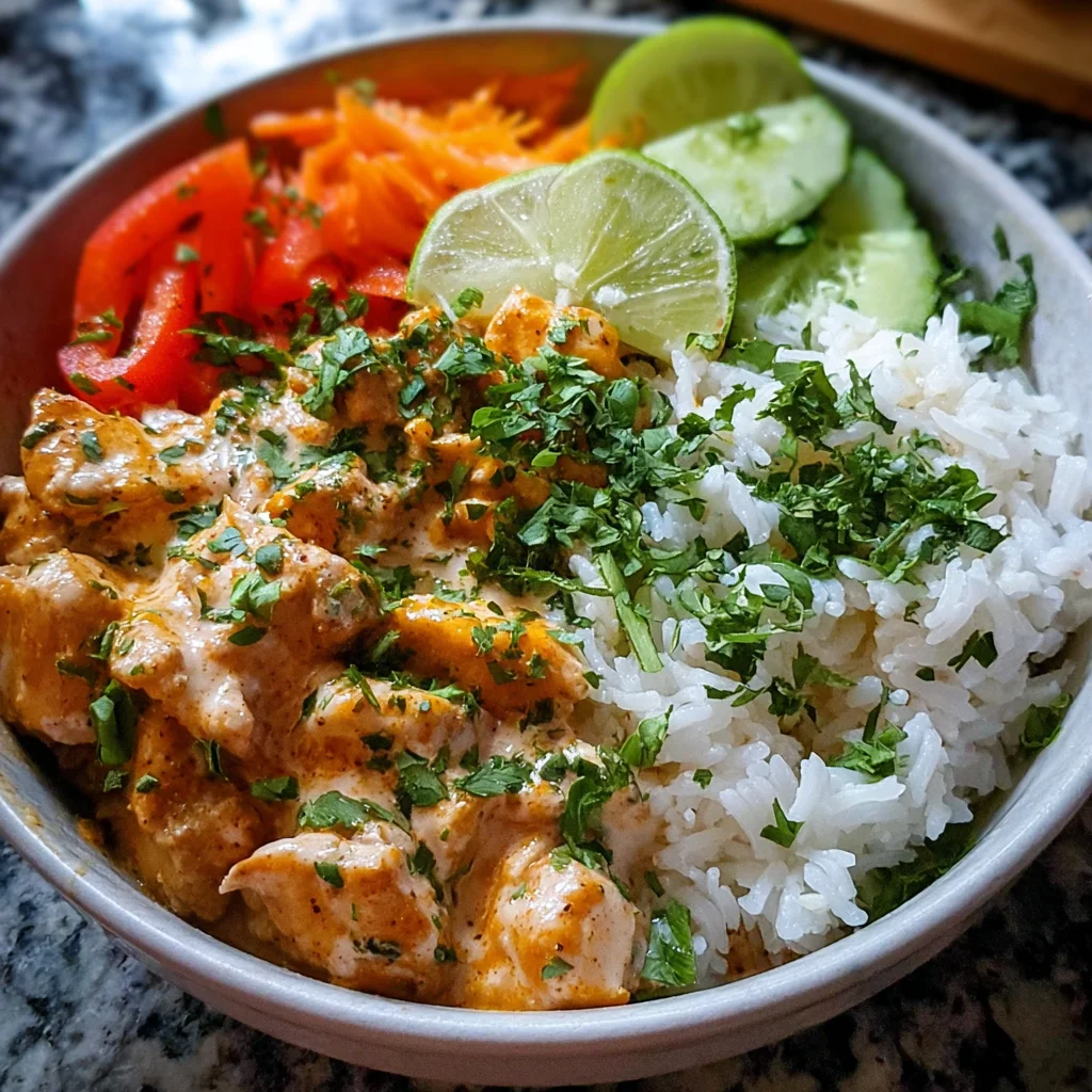 Flavorful and Healthy Coconut Chicken Rice Bowl Recipe Awaits!