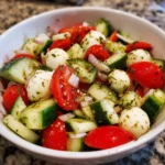 Fresh Cucumber Caprese Salad: A Deliciously Easy Recipe!