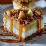 Frozen Caramel Apple Cream Bars