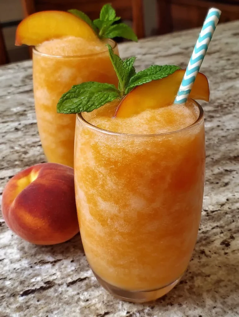 Peach Lemonade Slush Recipe