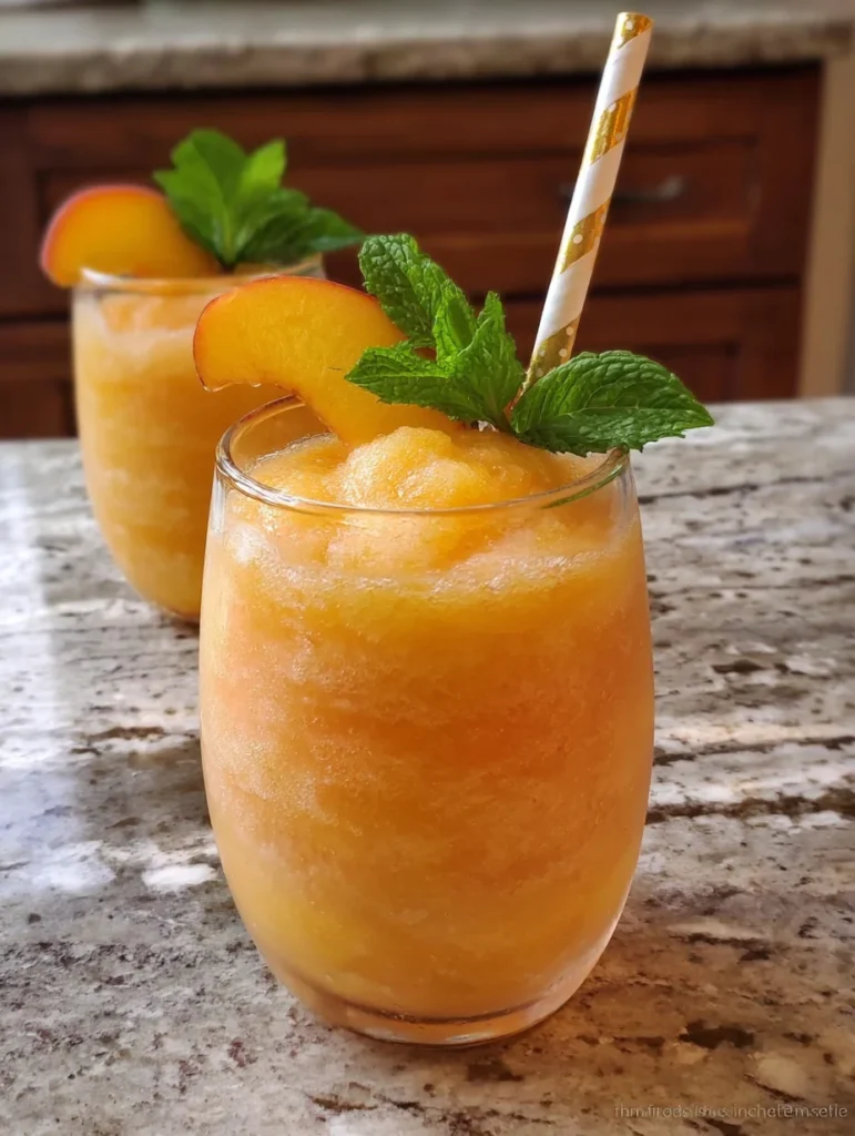 Peach Lemonade Slush Recipe