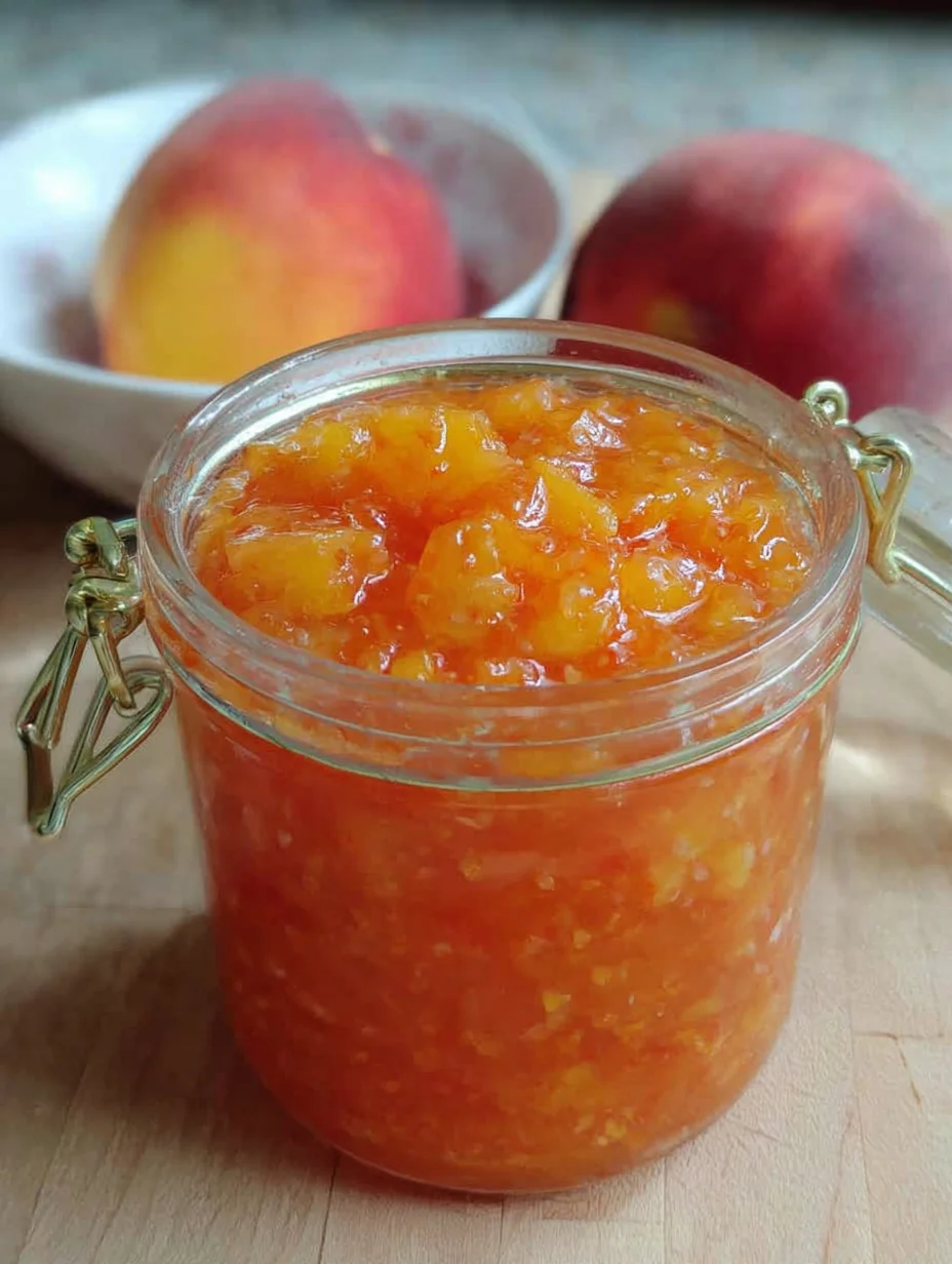 Peach Freezer Jam: