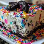 No-Bake Funfetti Oreo Icebox Cake