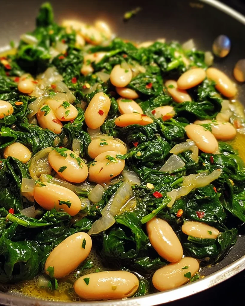 Spinach and White Beans