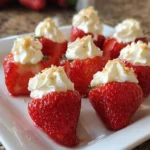 Deviled Strawberries (Made with a Cheesecake Filling)