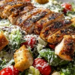 Grilled Chicken Caesar Salad: A Fresh Flavorful Delight!
