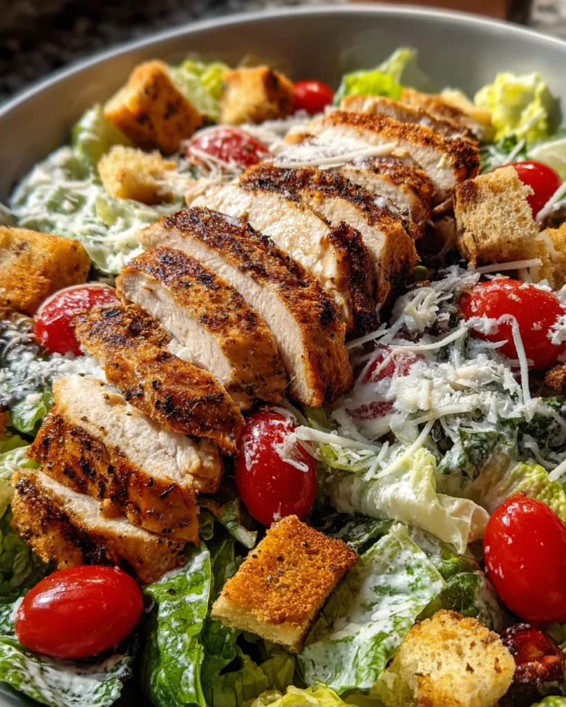 Grilled Chicken Caesar Salad: A Fresh Flavorful Delight!