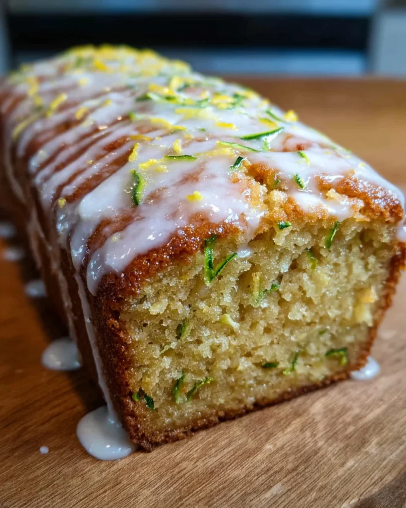 Ultra Moist Lemon Zucchini Bread Lemon Glaze