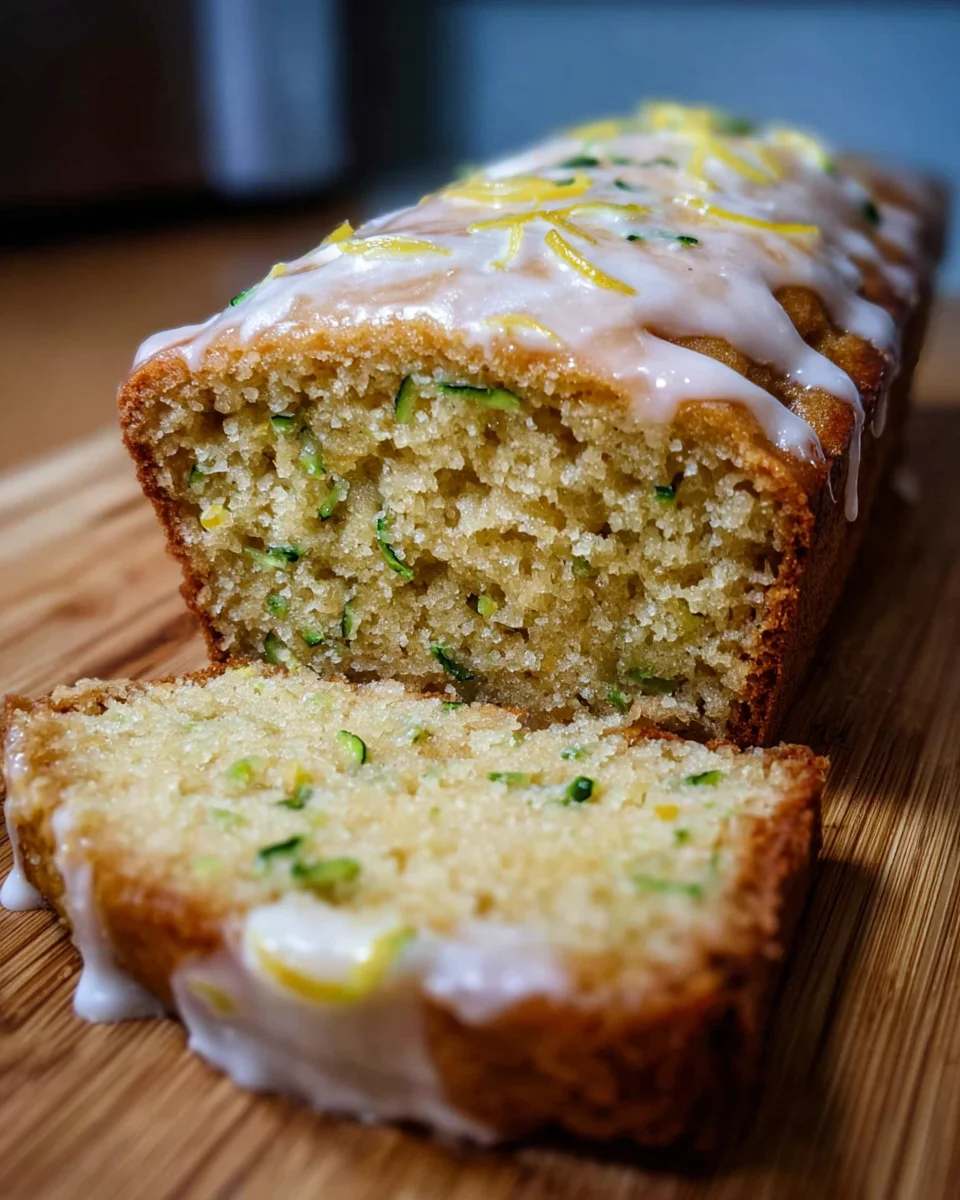 Ultra Moist Lemon Zucchini Bread Lemon Glaze