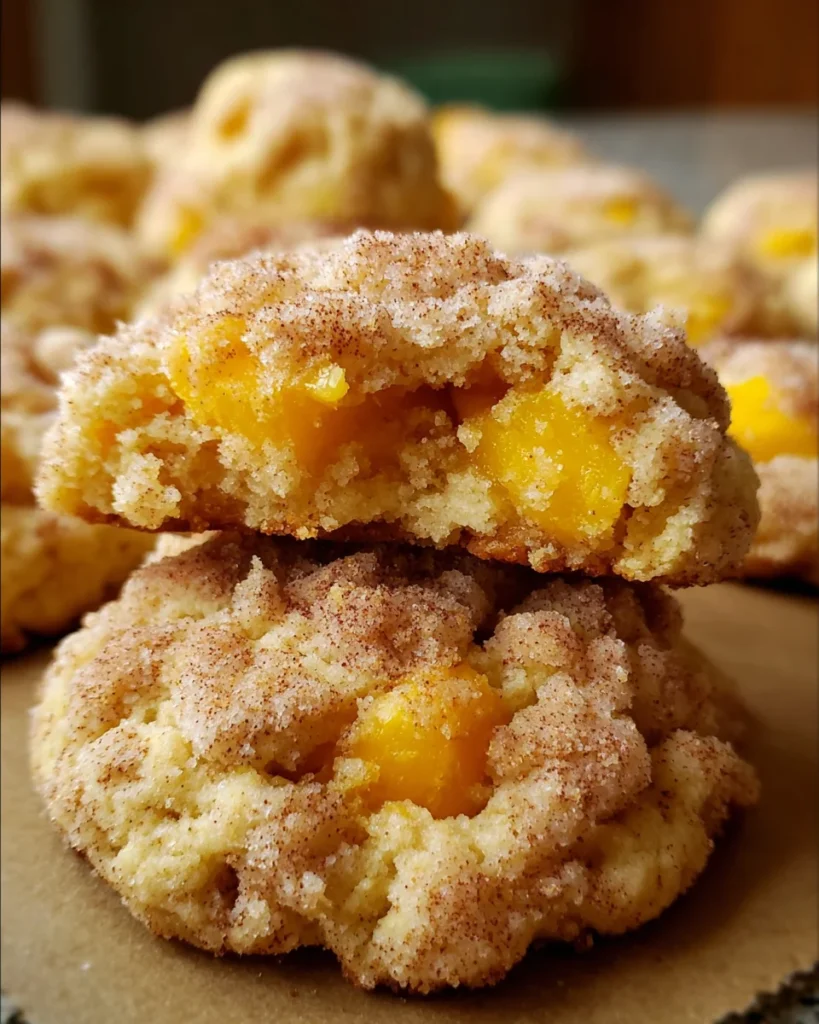 Peach Cobbler Cookies Delight