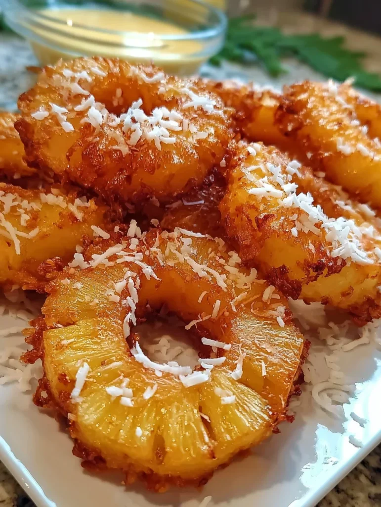Rum-Soaked Fried Pineapple: Discover a Tropical Delight!