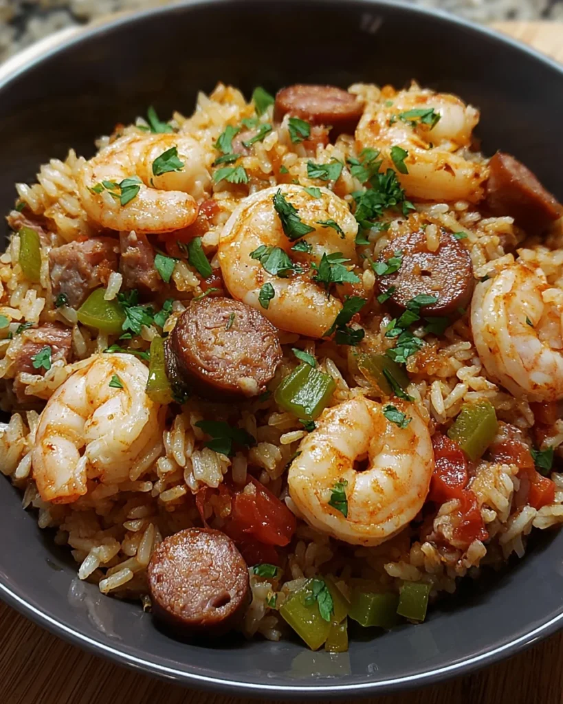 Shrimp Sausage Dirty Rice: A Flavorful One-Pot Delight