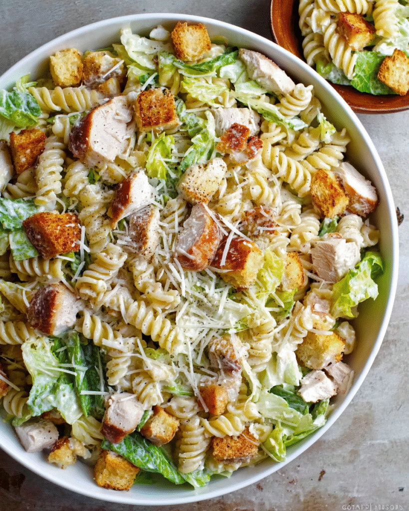 Chicken Caesar Pasta Salad