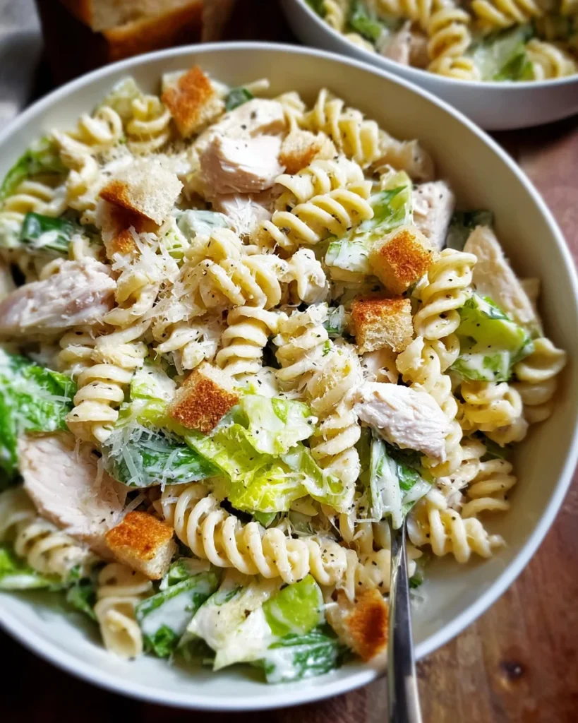 Chicken Caesar Pasta Salad