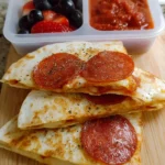 Pepperoni Pizza Quesadillas