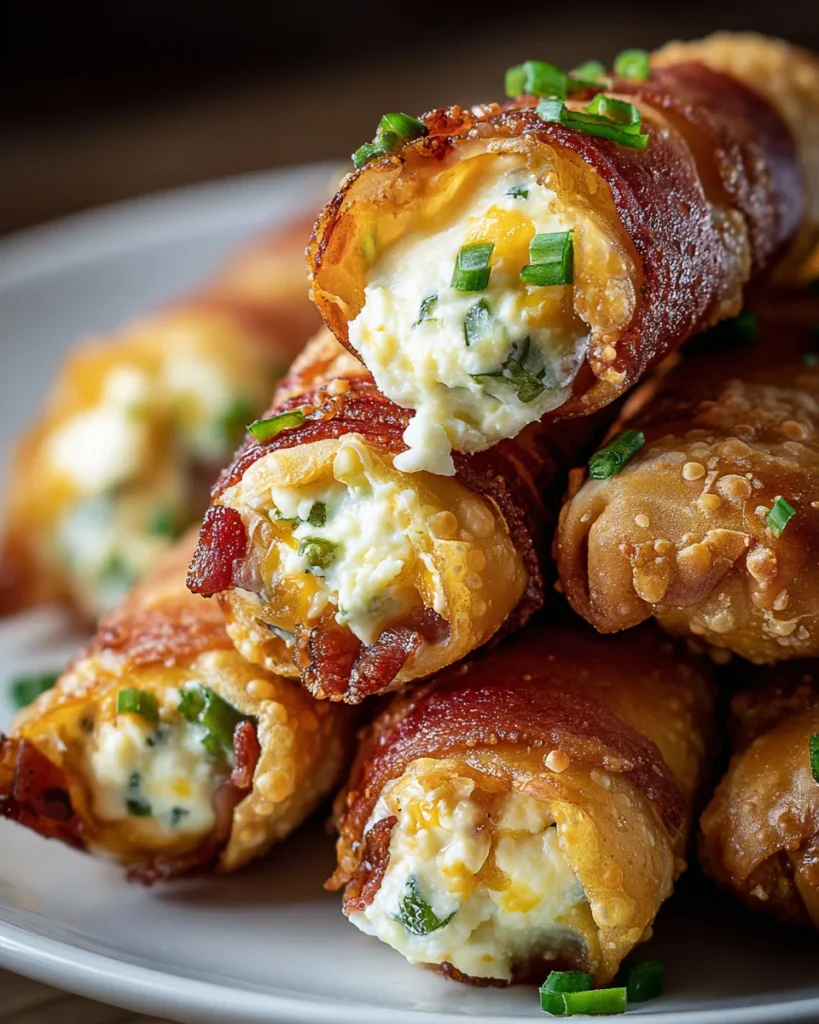 Bacon Jalapeño Popper Eggrolls