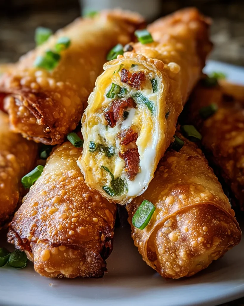 Bacon Jalapeño Popper Eggrolls