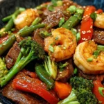 STEAK AND SHRIMP STIR FRY