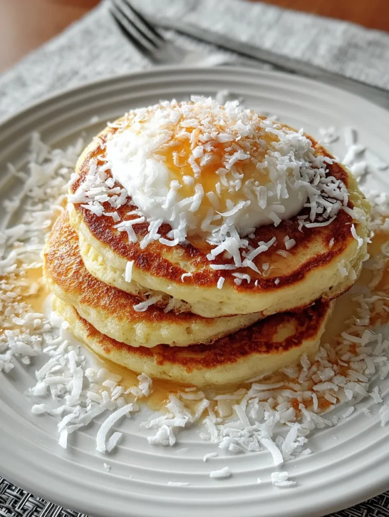 Coconut Cream Pancakes: A Tropical Breakfast Delight!