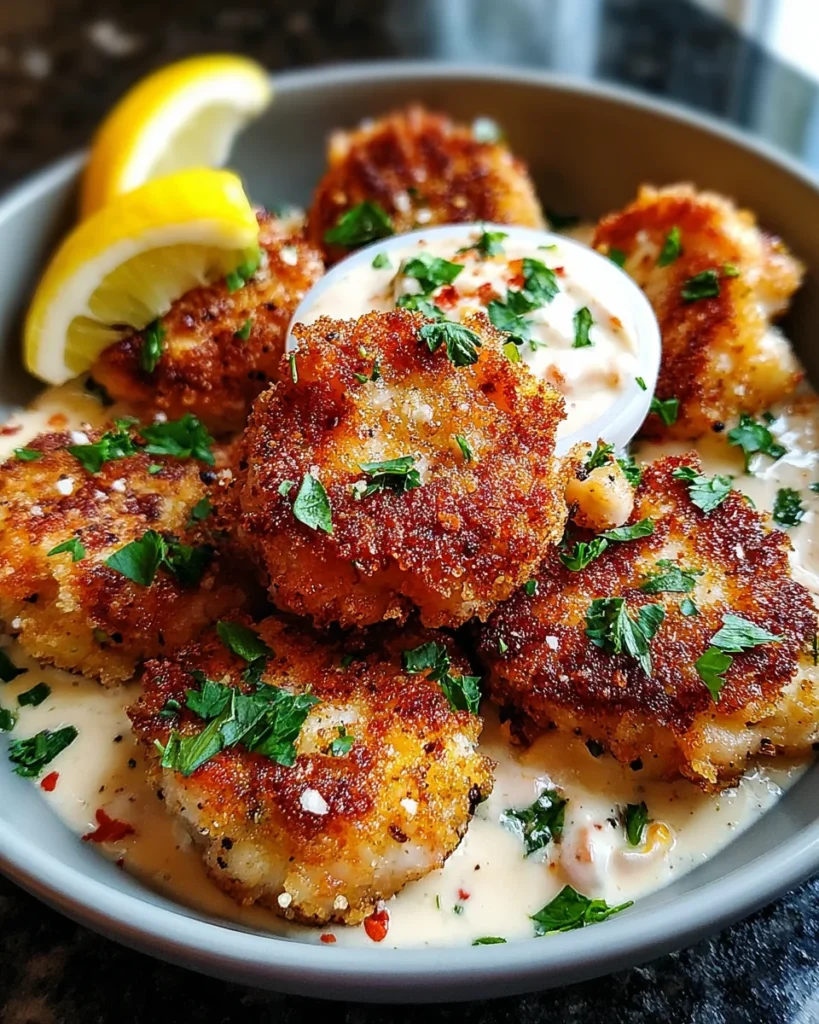 Shrimp Cakes with Lemon Aioli