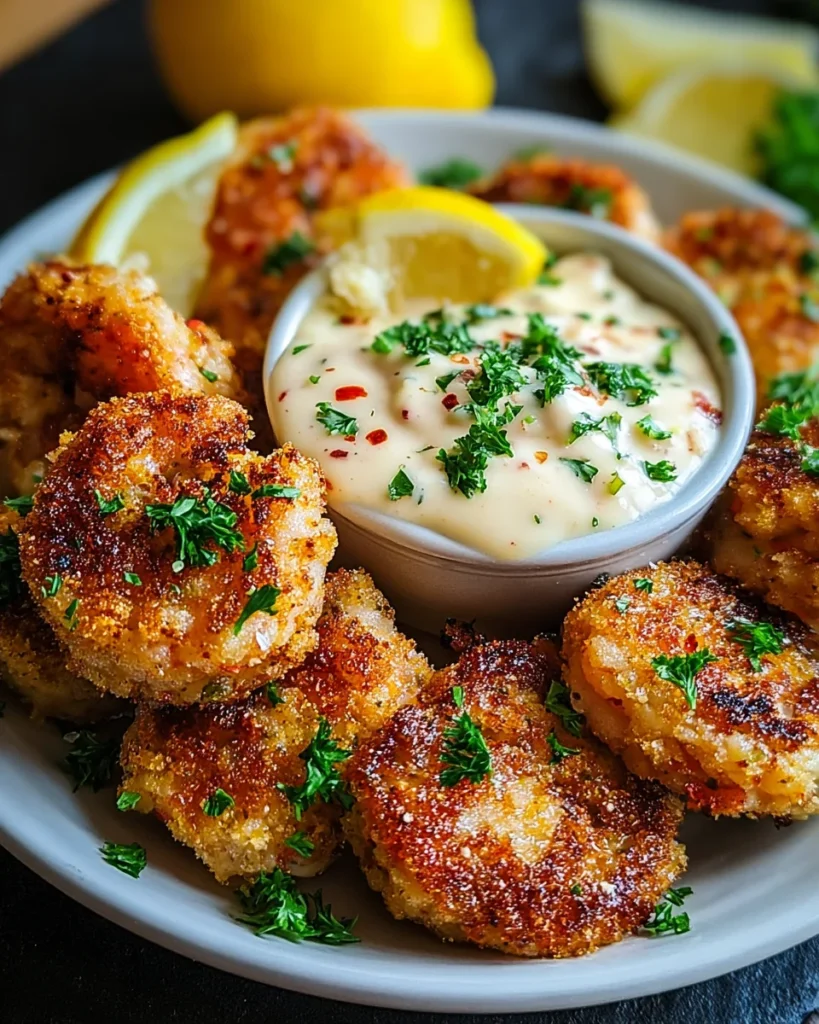 Shrimp Cakes with Lemon Aioli