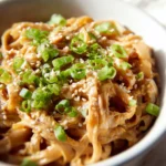 peanut sauce rice noodles