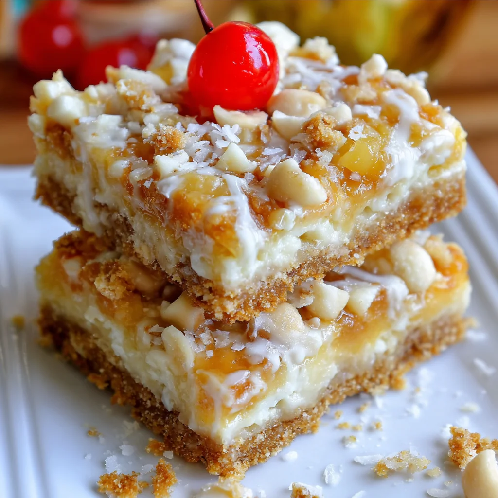 Piña Colada Magic Bars: A Tropical Dessert Delight!