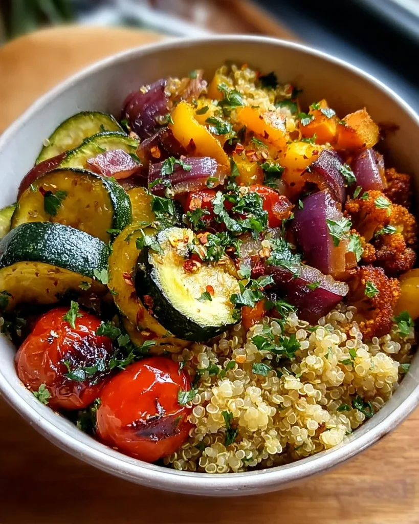 Roasted Vegetable Quinoa Bowl
