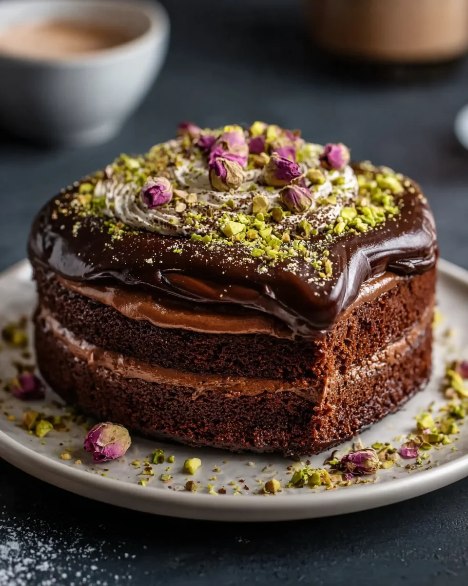 Dubai Chocolate Cake