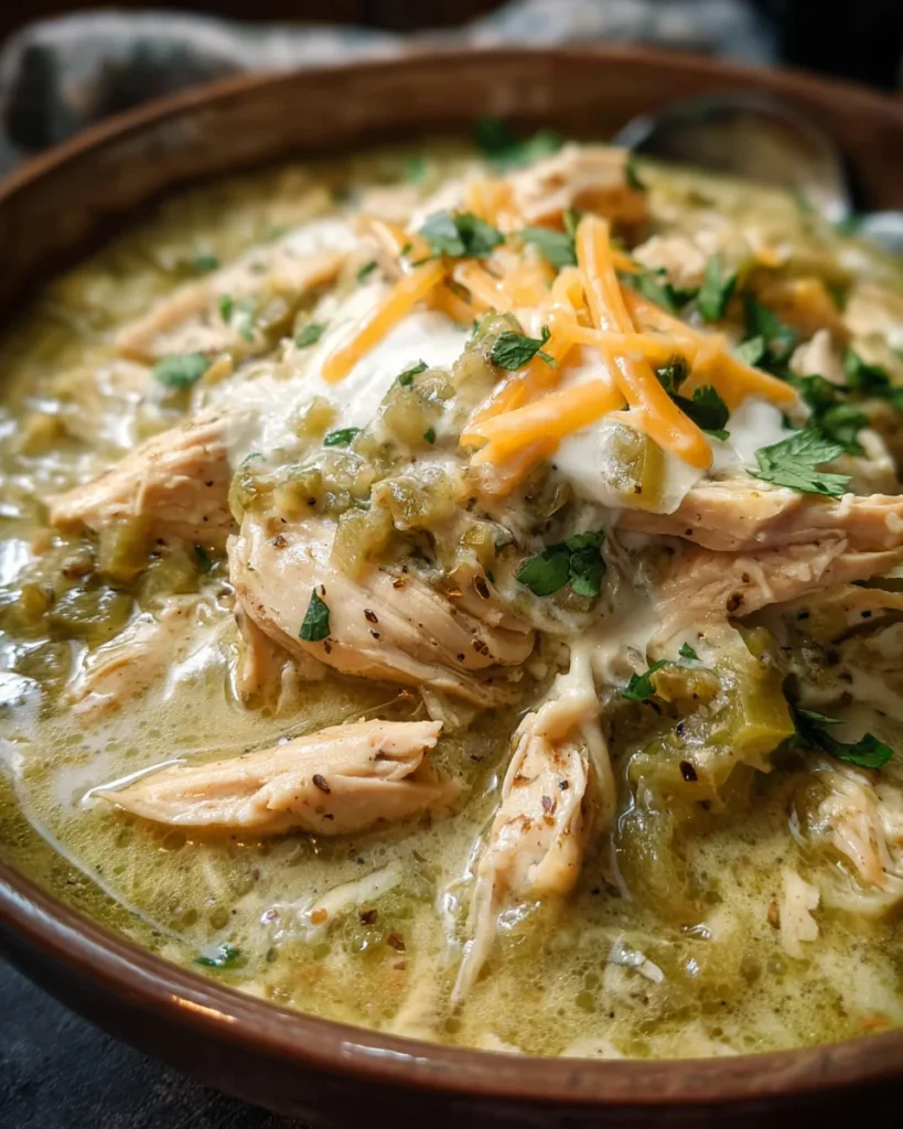 Crock Pot Green Enchilada Chicken