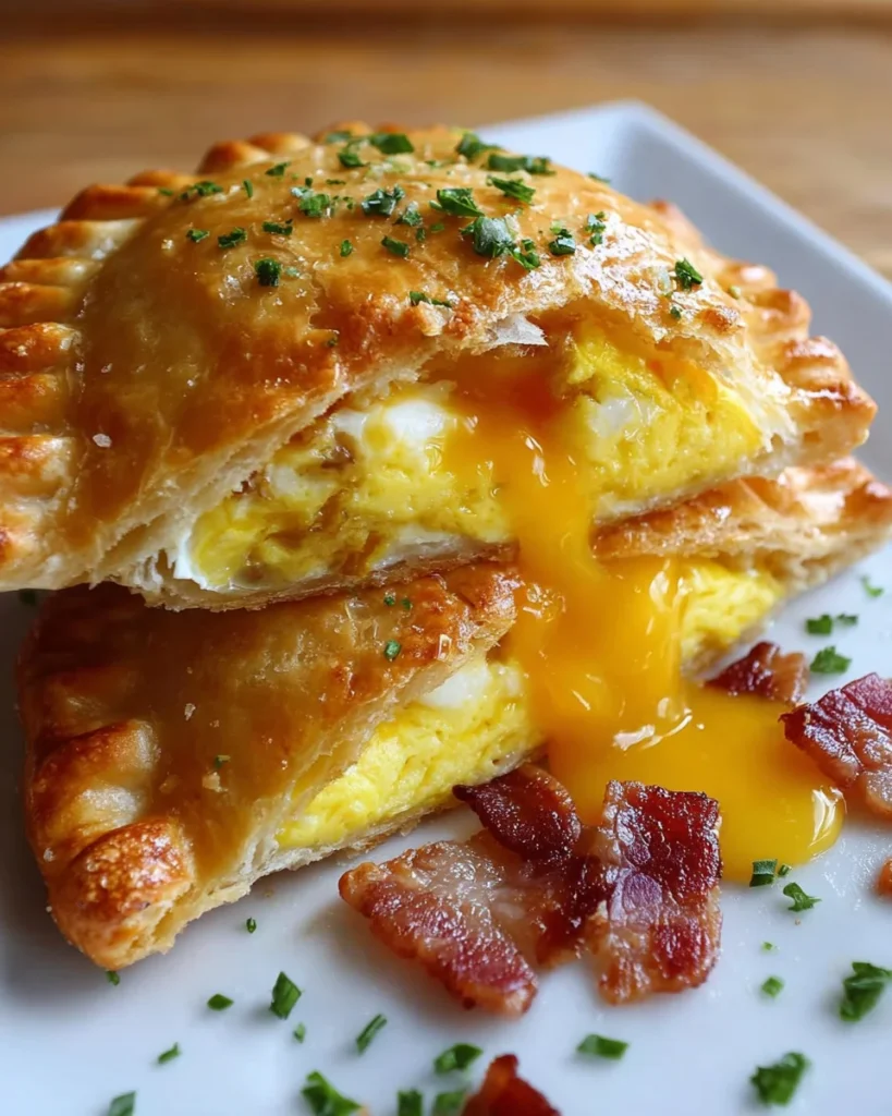 Breakfast Hand Pies Bacon Egg