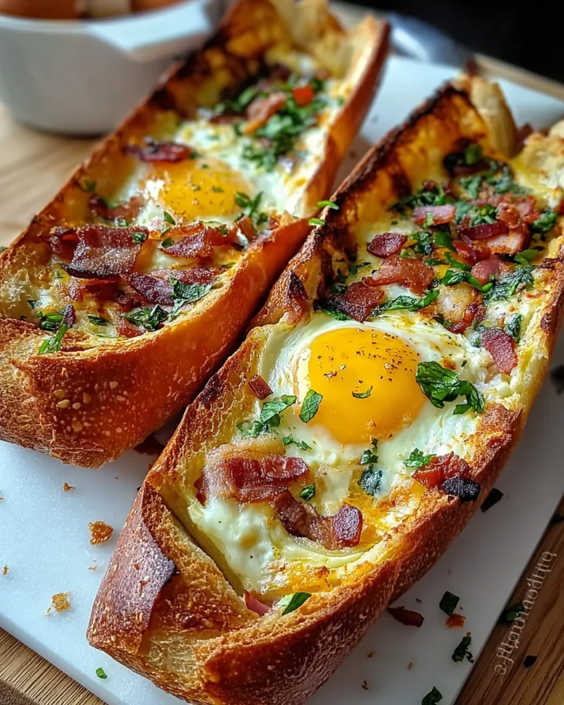 Baked Egg Boats Recipe