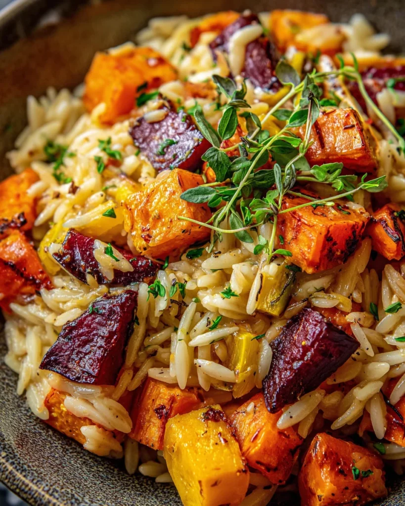 Maximalist Orzo Roasted Root