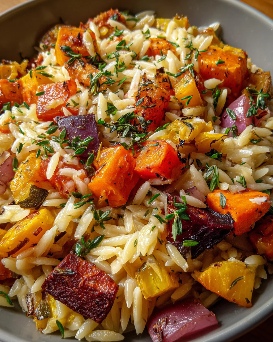 Maximalist Orzo Roasted Root