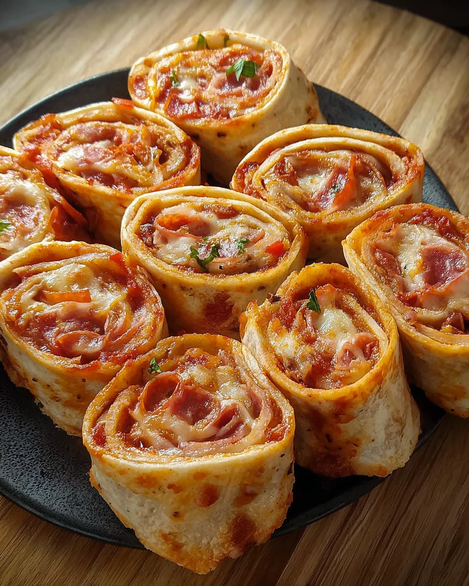 Tortilla Pizza Rolls