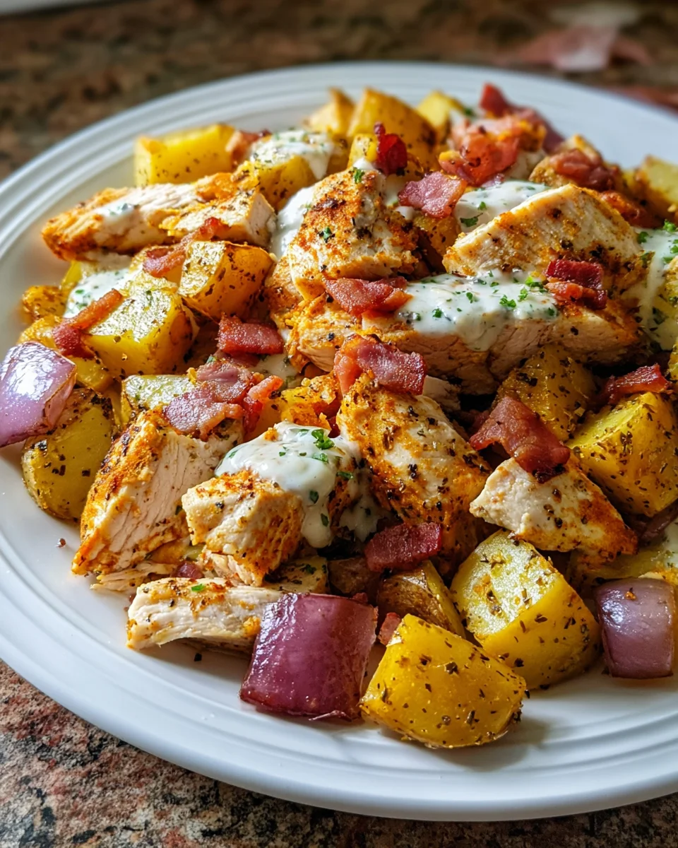 Chicken Turkey Bacon Potatoes