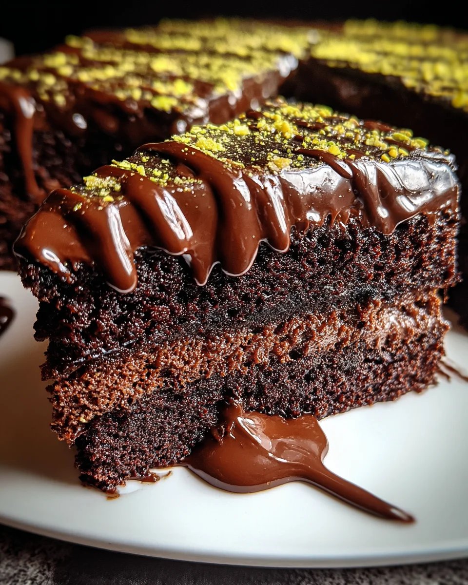 Dubai Chocolate Cake