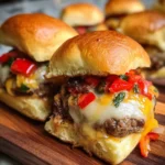 Cheeseburger Sliders with Queso