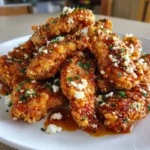 Crispy Hot Honey Feta Chicken